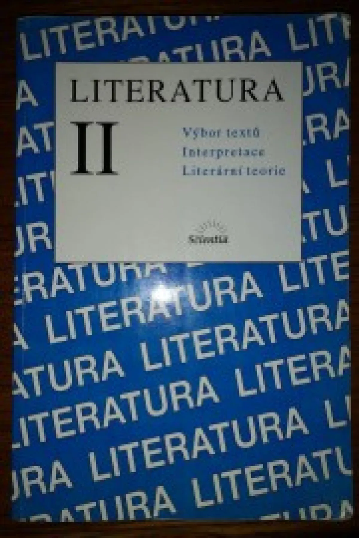 Literatura II, výbor textů, interpretace, literární teorie