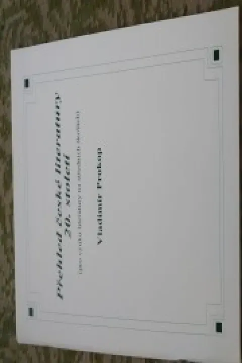 Přehled české literatury 20.stoleti