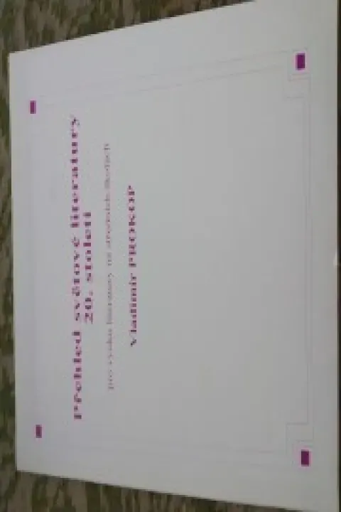 Přehled světové literatury 20.stoleti