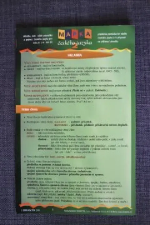 Mapka českého jazyka