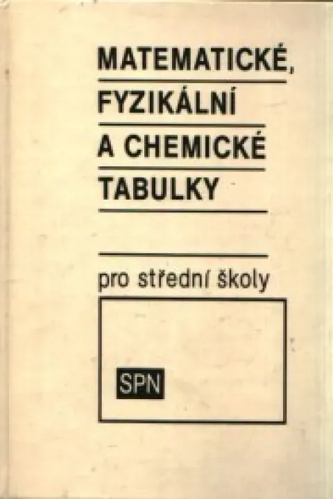 Matematicko fyzikalni a chemicke tabulky