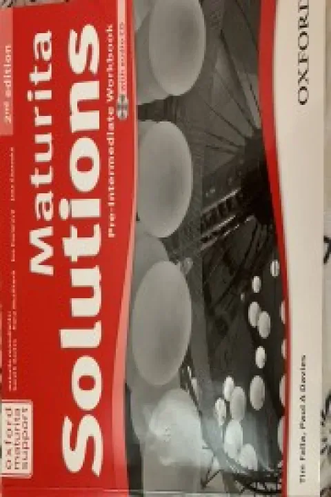 Maturita Solutions Pre- Intermediate Workbook with audio CD- pracovní sešit