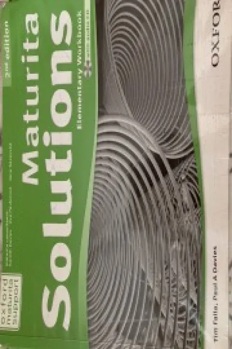 Maturita Solutions Elementary Workbook with audio CD - pracovní sešit