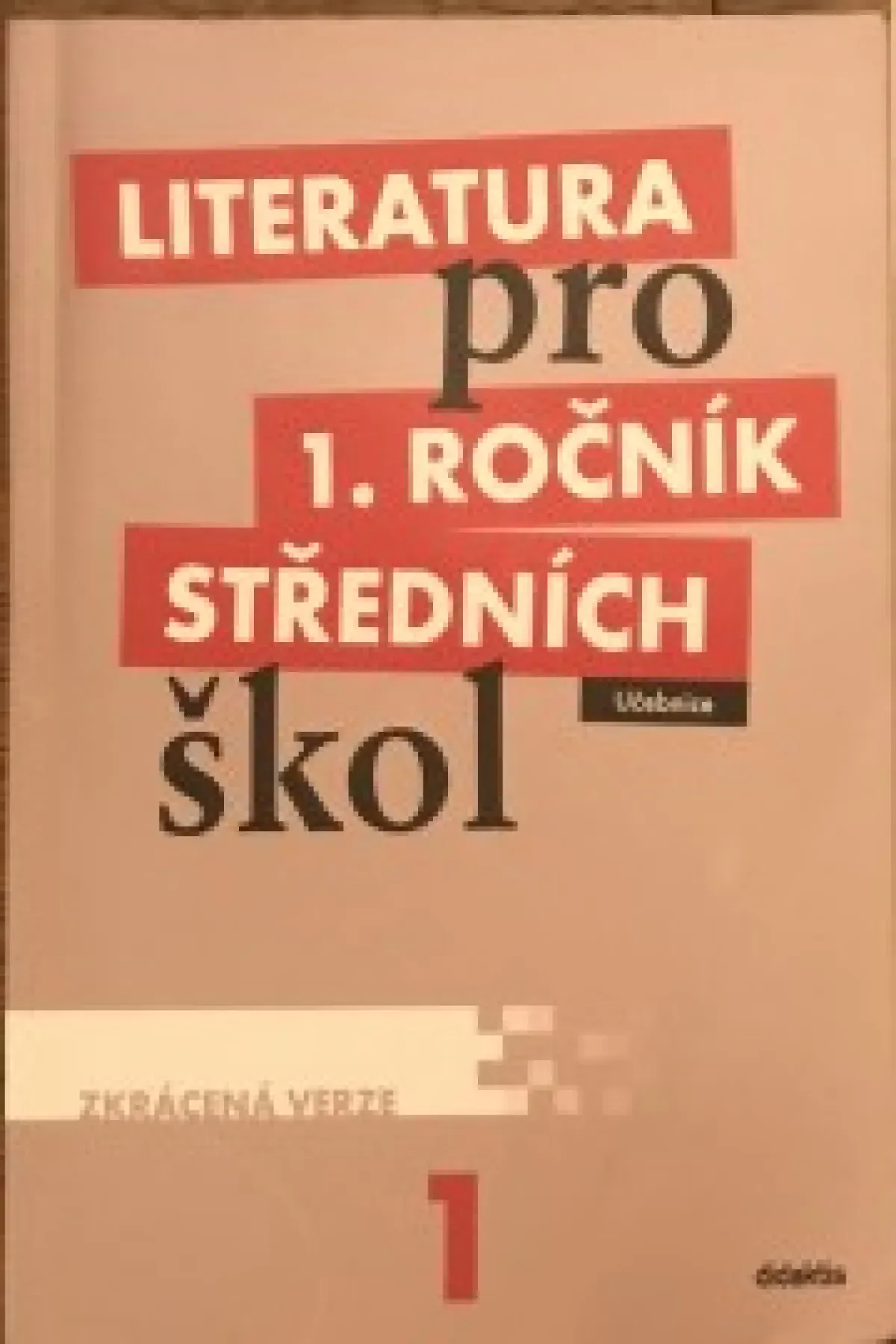 Literatura pro 1.ročník SŠ - Učebnice (zkrácená verze)