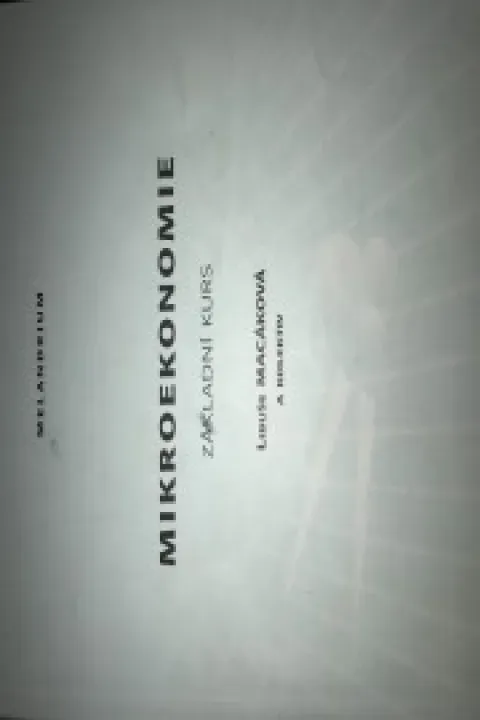Mikroekonomie