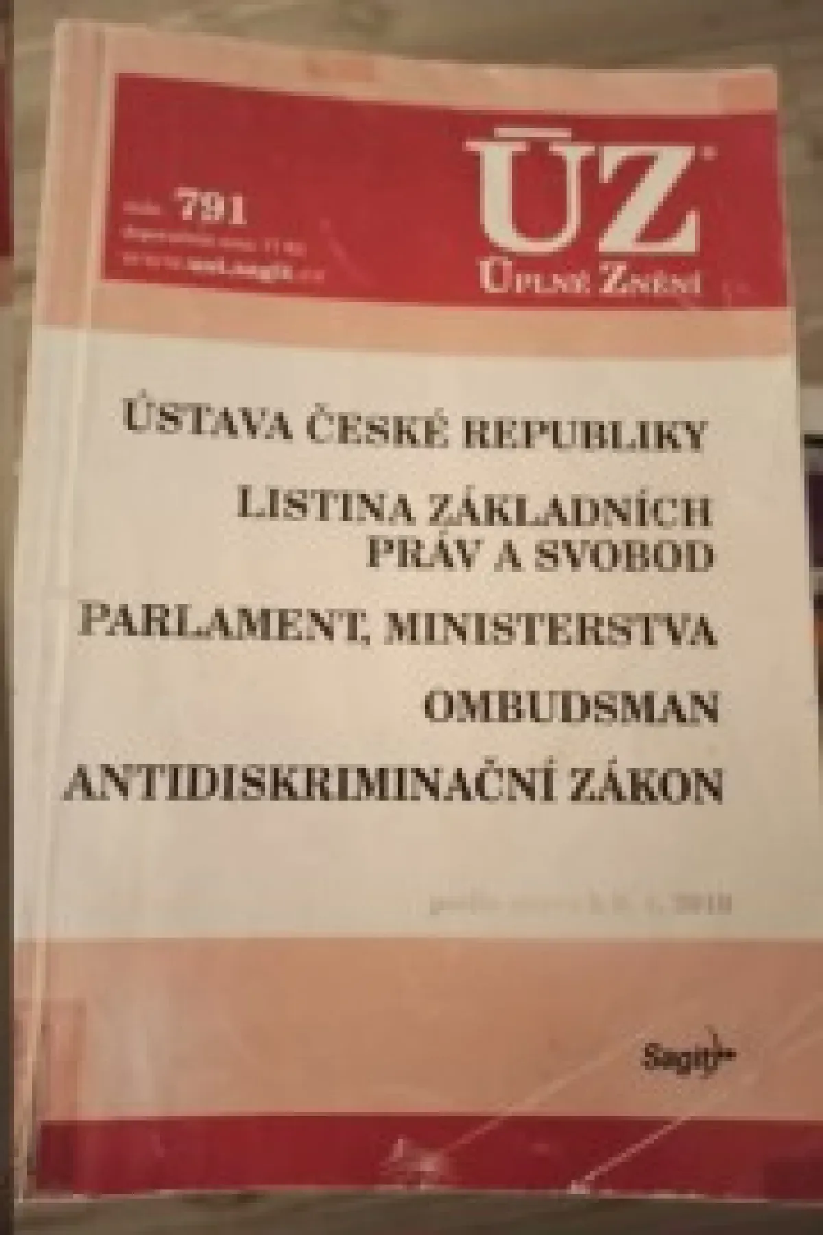 ÚZ-Ústava České republiky..,číslo: 791 - Ladislav Burdek