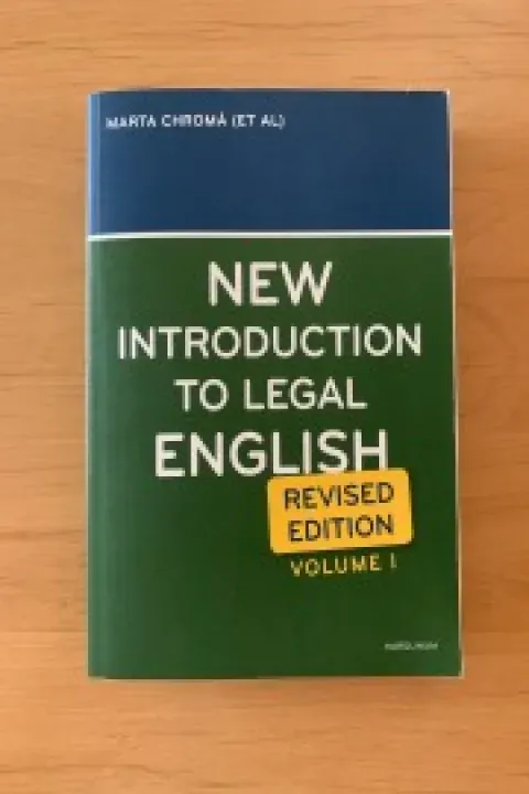 New Introduction To Legal English - Marta Chromá et al.