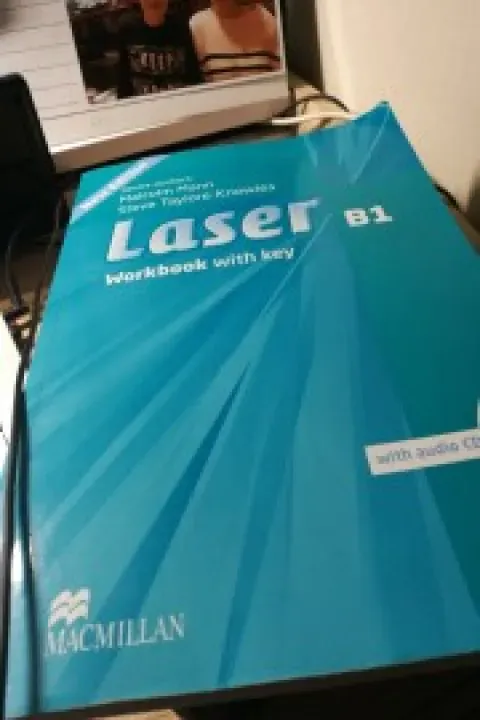 Laser workbook with key