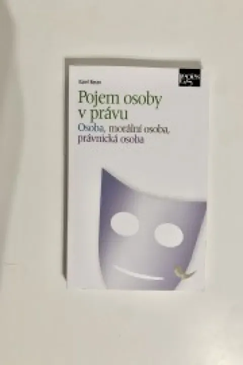 Pojem osoby v právu: Osoba, morální osoba, právnická osoba - Karel Beran