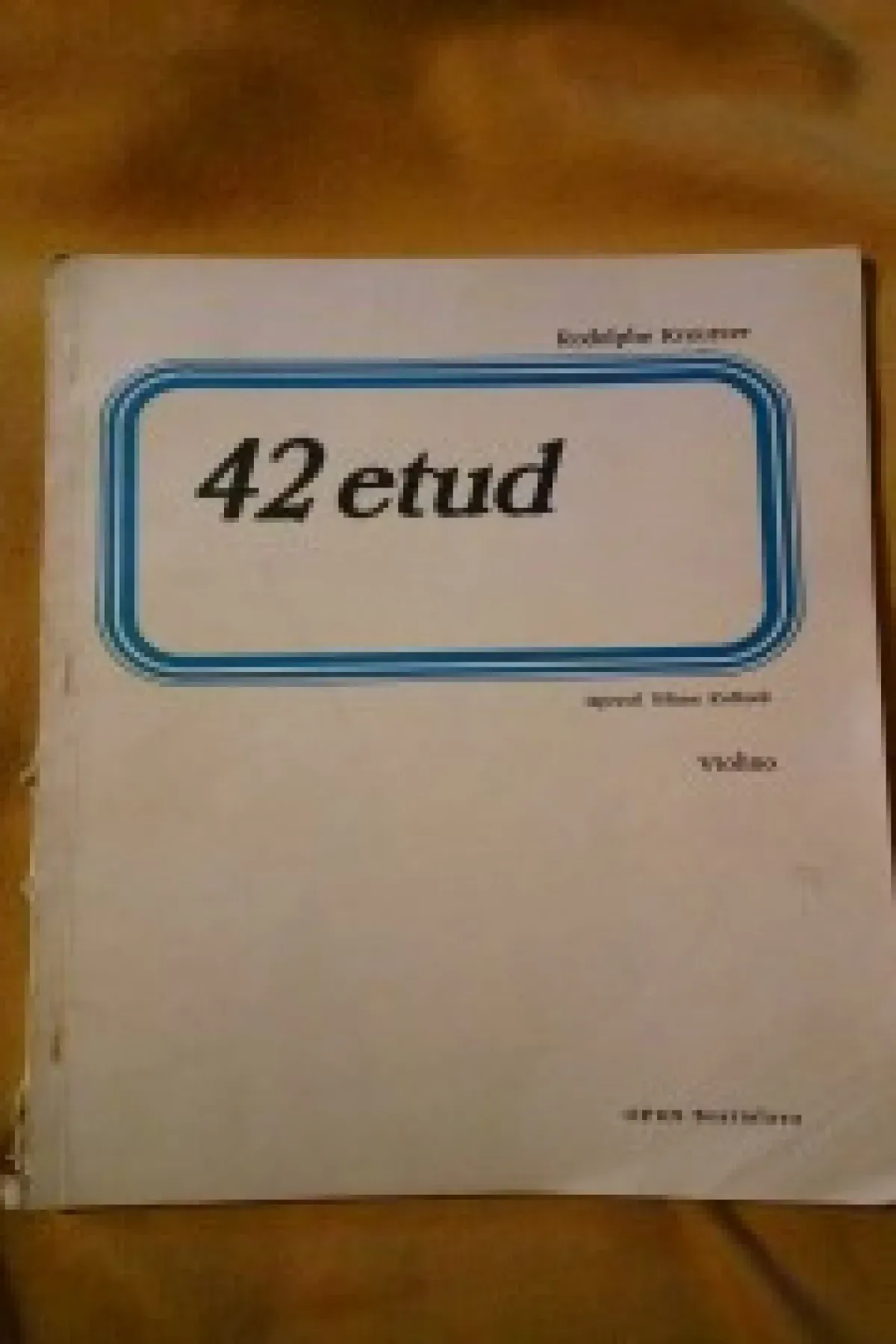 42 etud - Violino