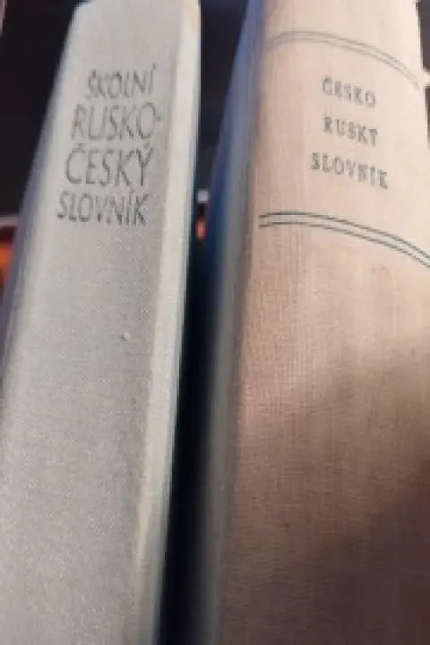 česko ruský a rusko český slovník 