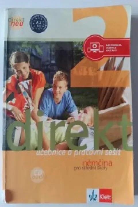 Direkt 2 učebnice a pracovní sešit + cvičebnice německé gramatiky 2 direkt