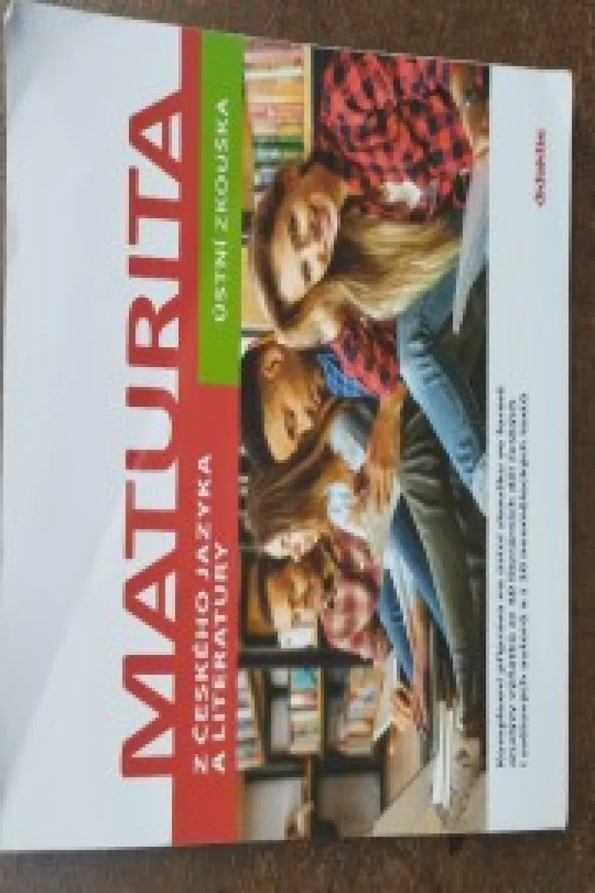 MATURITA Z ČESKÉHO JAZYKA A LITERATURY - ÚSTNÍ ZKOUŠKA
