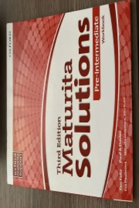Maturita Solutions 3rd Edition Pre-Intermediate Workbook