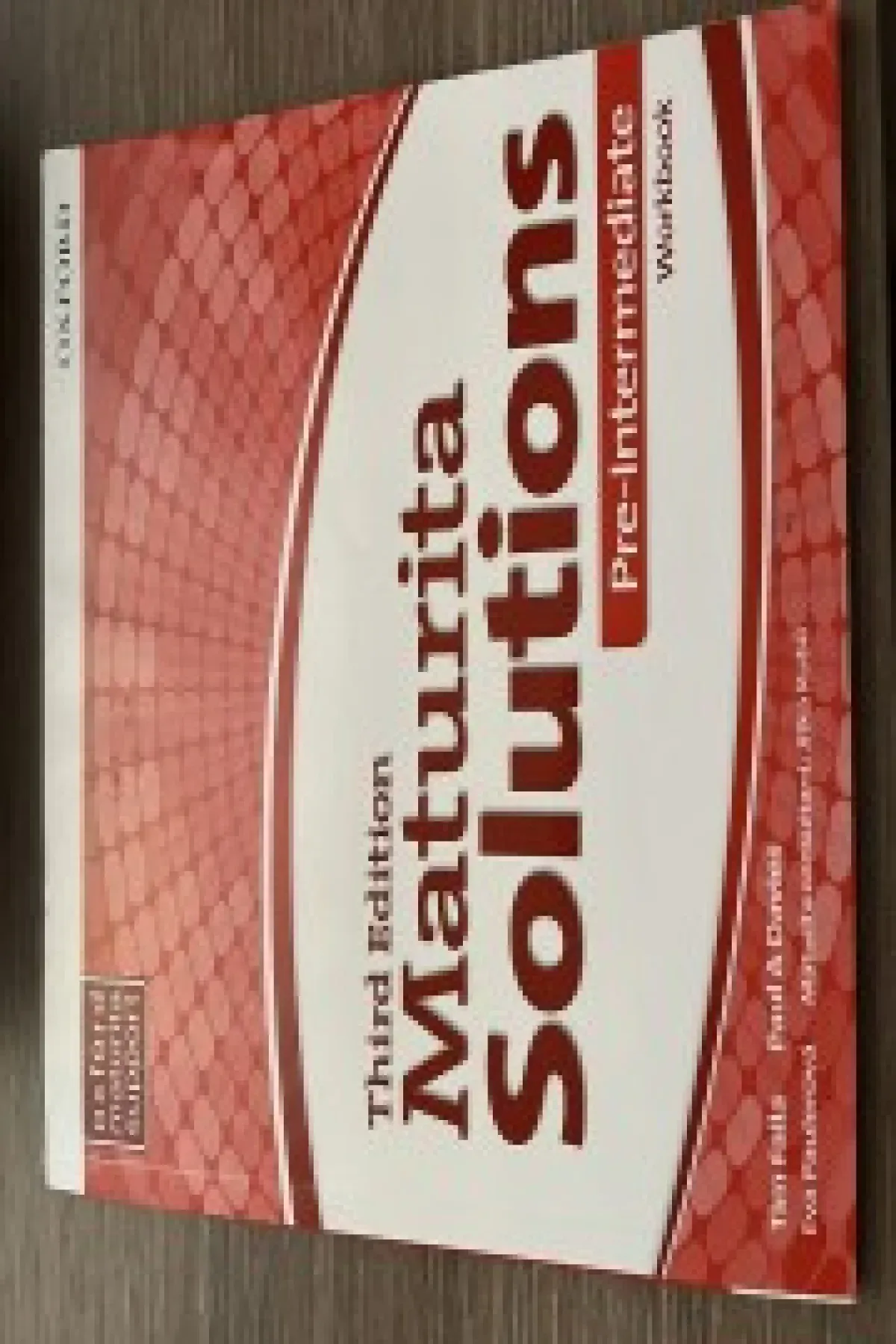 Maturita Solutions 3rd Edition Pre-Intermediate Workbook