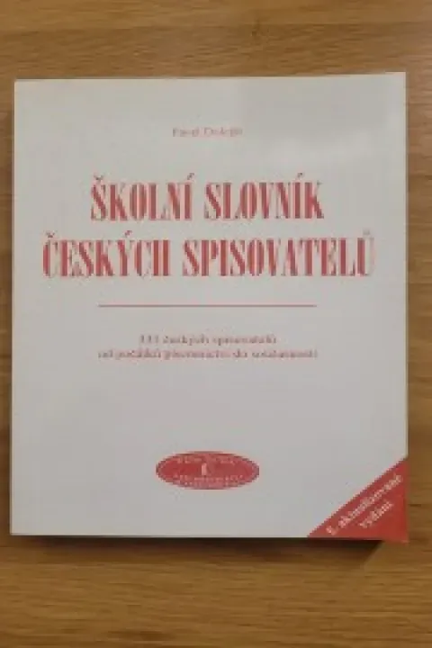 Školní slovník českých spisovatelů