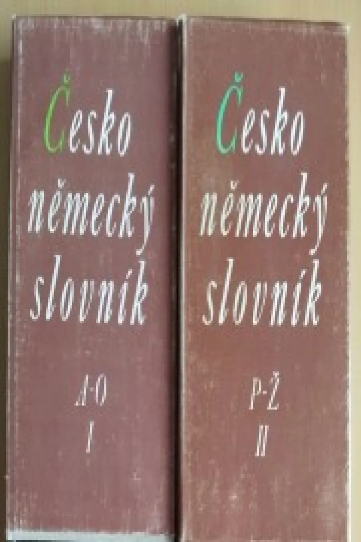 Česko-německý slovník, 2 díly