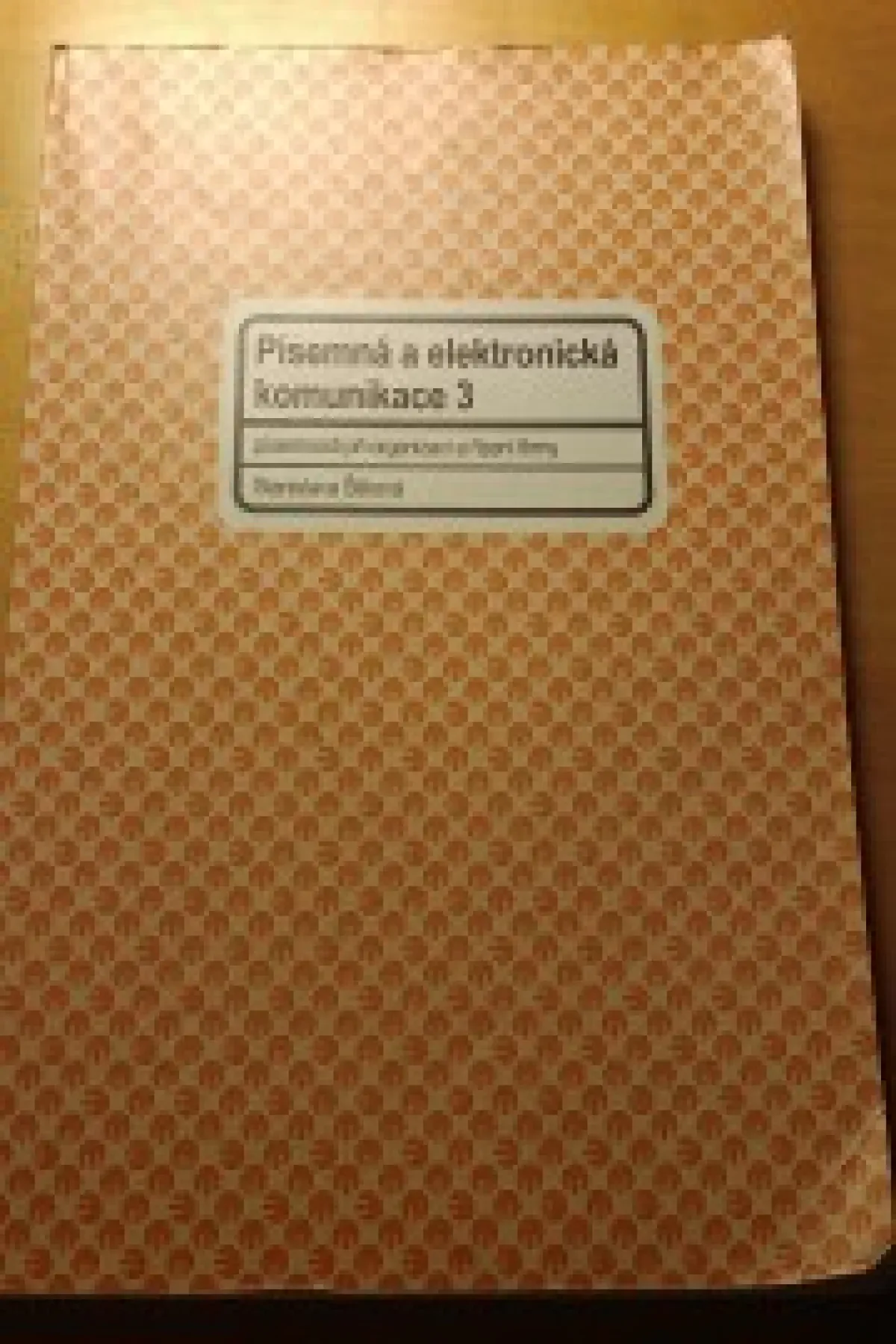 Písemná a elektronická komunikace 3