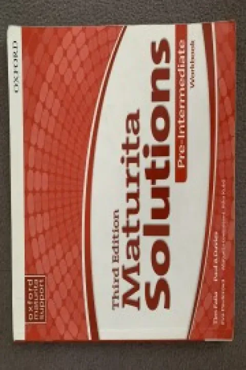 Maturita Solutions 3rd Edition Pre-Intermediate Workbook