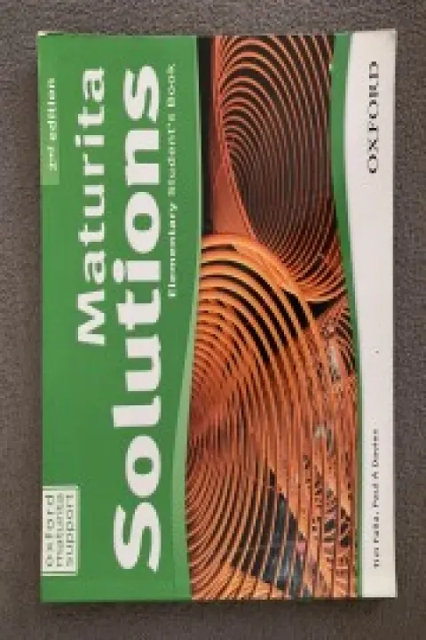 Maturita Solutions 2nd Edition Elementary Students Book (učebnice)