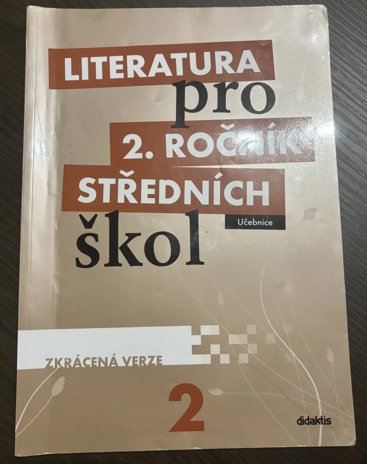 Literatura 2.r. SŠ - Učebnice (ZKRÁCENÁ VERZE)