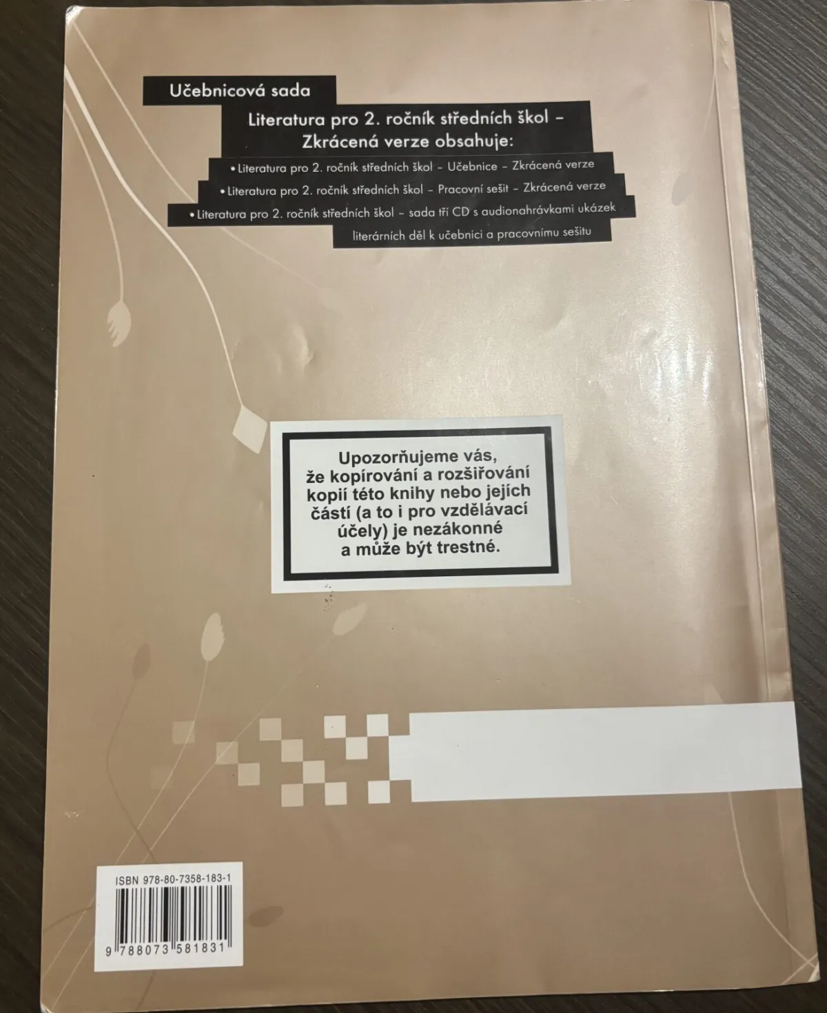 Literatura 2.r. SŠ - Učebnice (ZKRÁCENÁ VERZE), fotografie 2