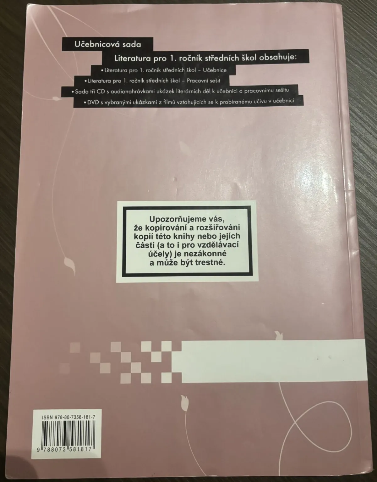 Literatura 1.r. SŠ - Učebnice (ZKRÁCENÁ VERZE), fotografie 2