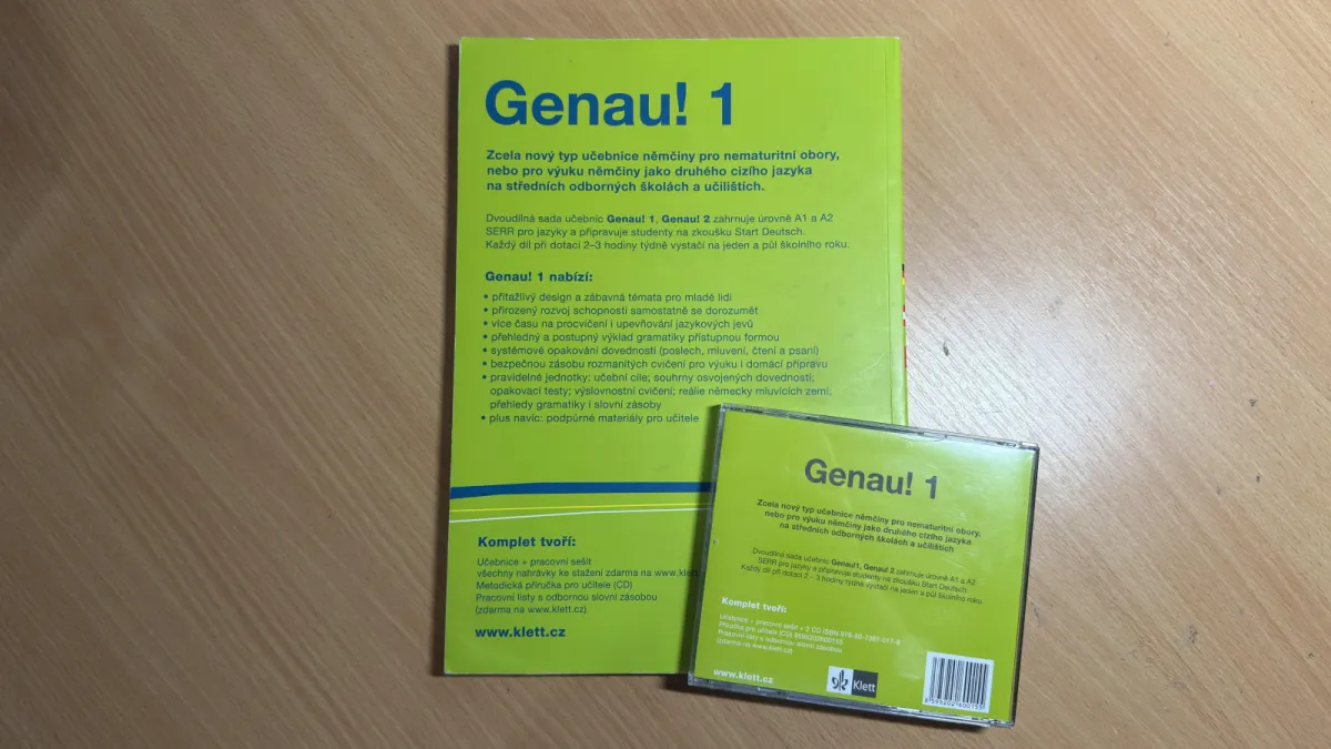 Genau 1 (Němčina pro SŠ) - Učebnice + CD + NOVÁ brožura, fotografie 2