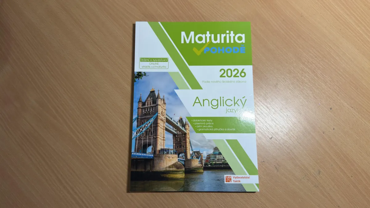 Maturita v pohodě 2026, Anglický jazyk - NOVÁ