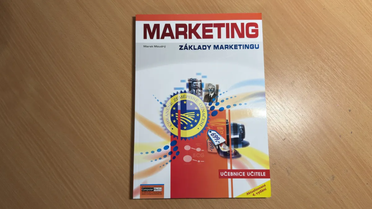 Marketing – Základy marketingu 1 (Moudrý), učebnice učitele