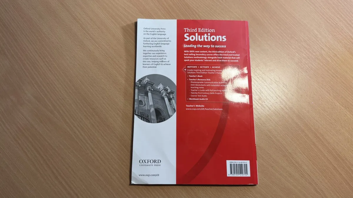 Solutions Pre-Intermediate Third Edition (Teacher's Book) - Učebnice s odpověďmi, vhodné i pro studenty!, fotografie 2