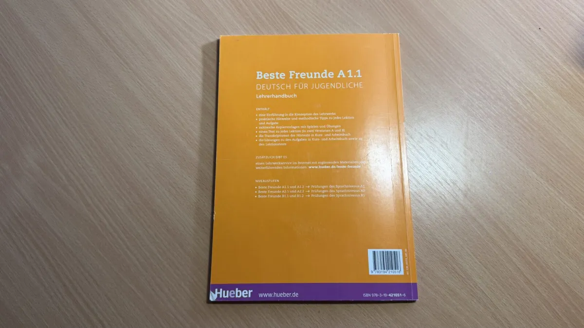 Beste Freunde A 1.1 (Lehrerhandbuch) - Učebnice pro učitele s odpověďmi, vhodné i pro studenty ke kontrole!, fotografie 2