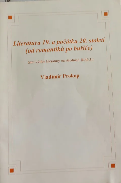 Literatura 19. a počátku 20. století