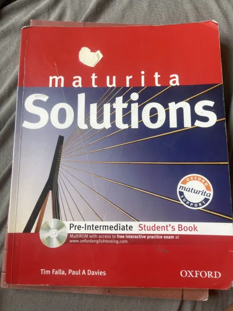 Maturita Solutions Pre-Intermediate Student´s Book + CD-ROM - učebnice
