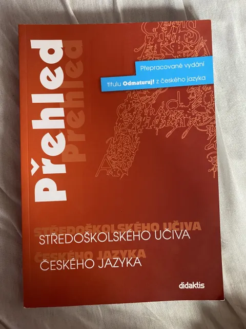 Přehled středoškolského učiva českého jazyka - učebnice