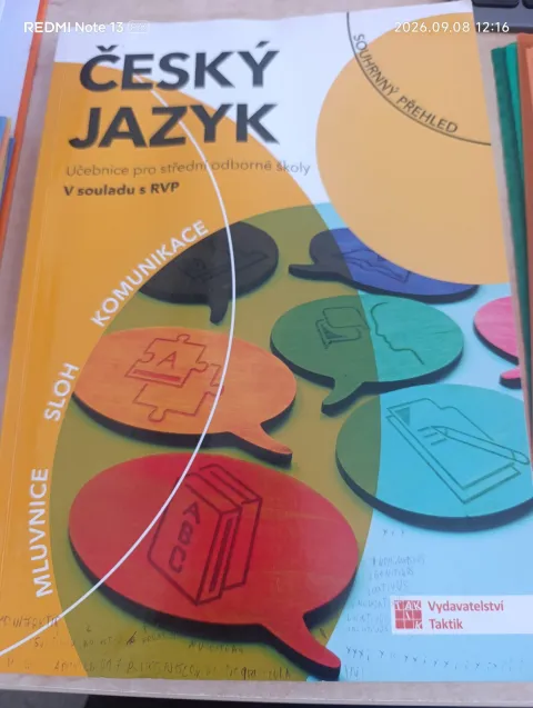 Český jazyk pro SOŠ - učebnice