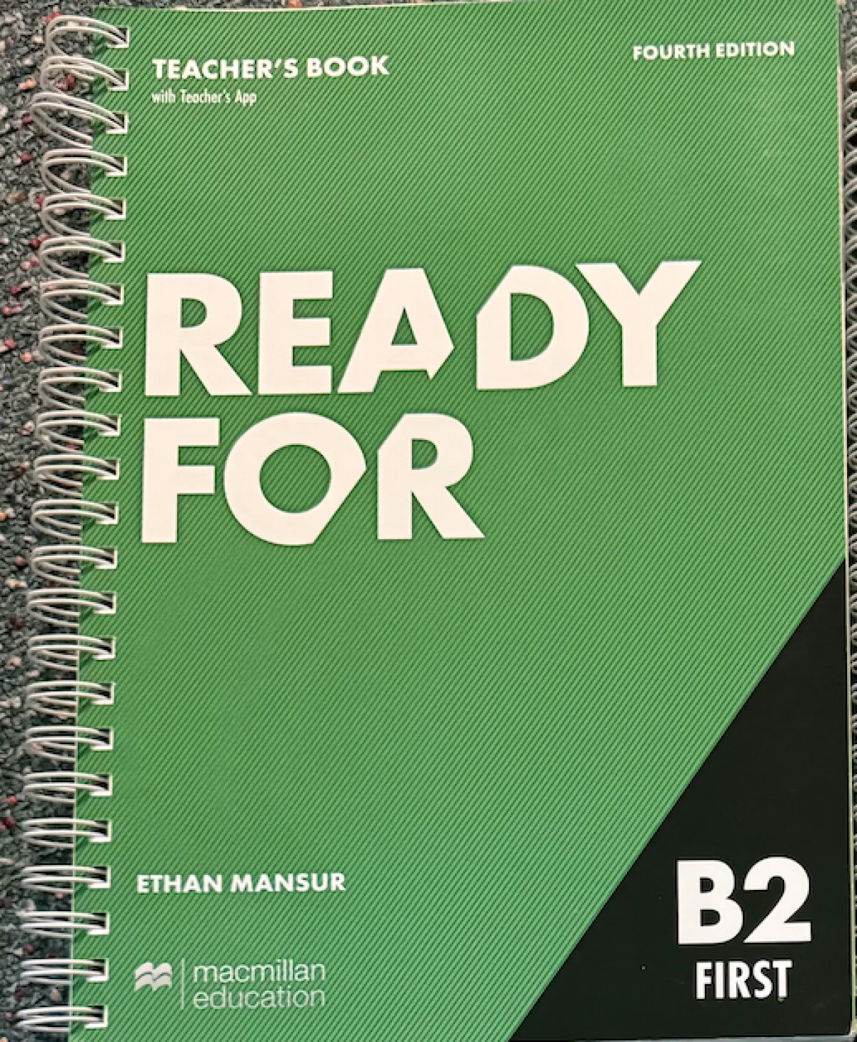 READY FOR, Teacher's book