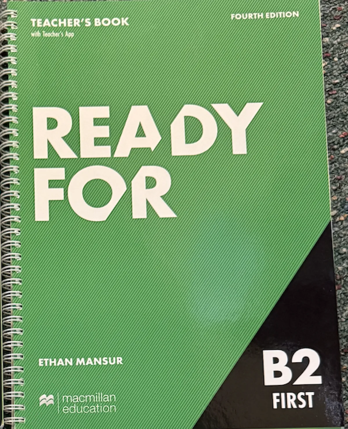 READY FOR, Teacher's book