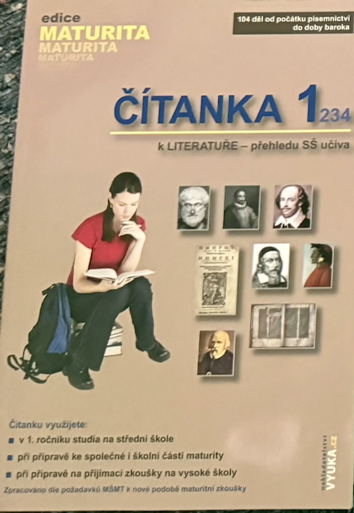 Čítanka 1 k literatuře - přehled SŠ učiva