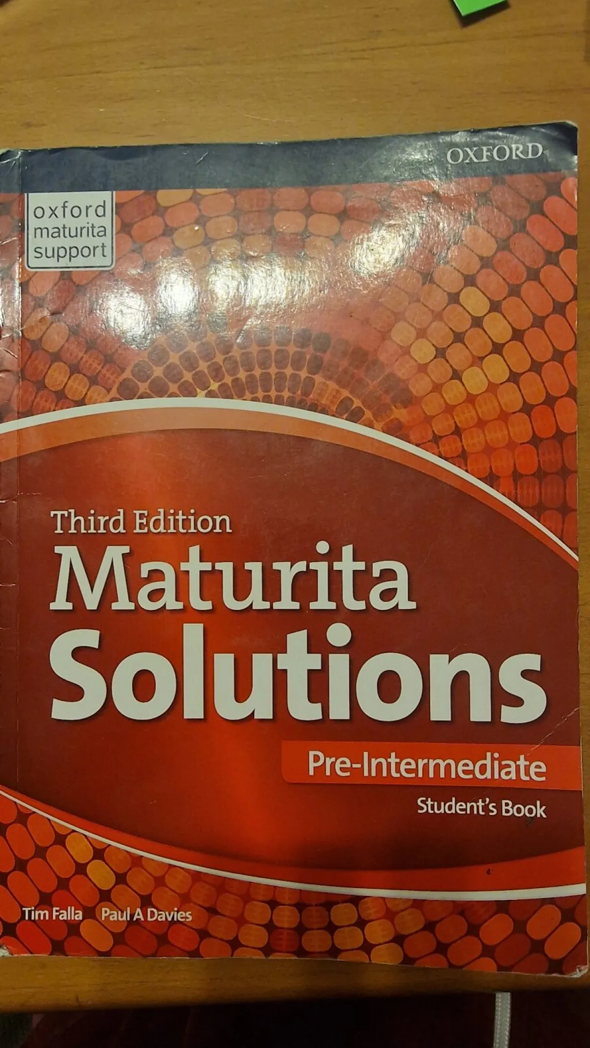 Third Edition Maturita Solutions Pre-intermediate Student's book