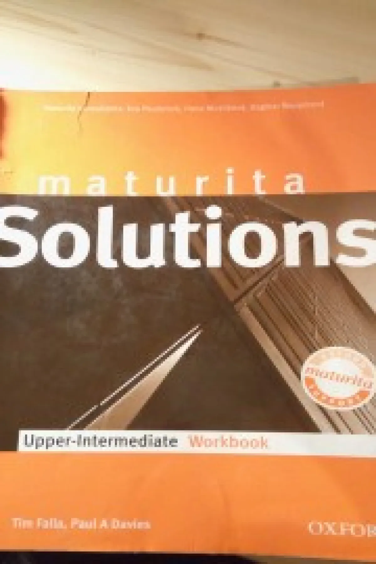 Maturita Solutions - Upper-Intermediate Workbook