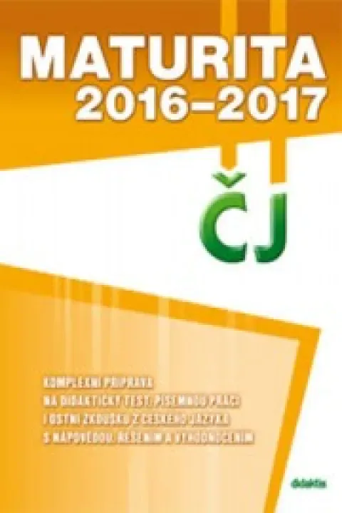 Maturita z ČJ  2016 - 2017