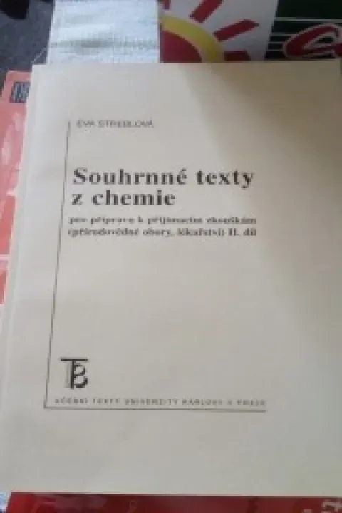 Souhrnné texty z chemie Eva Streblová